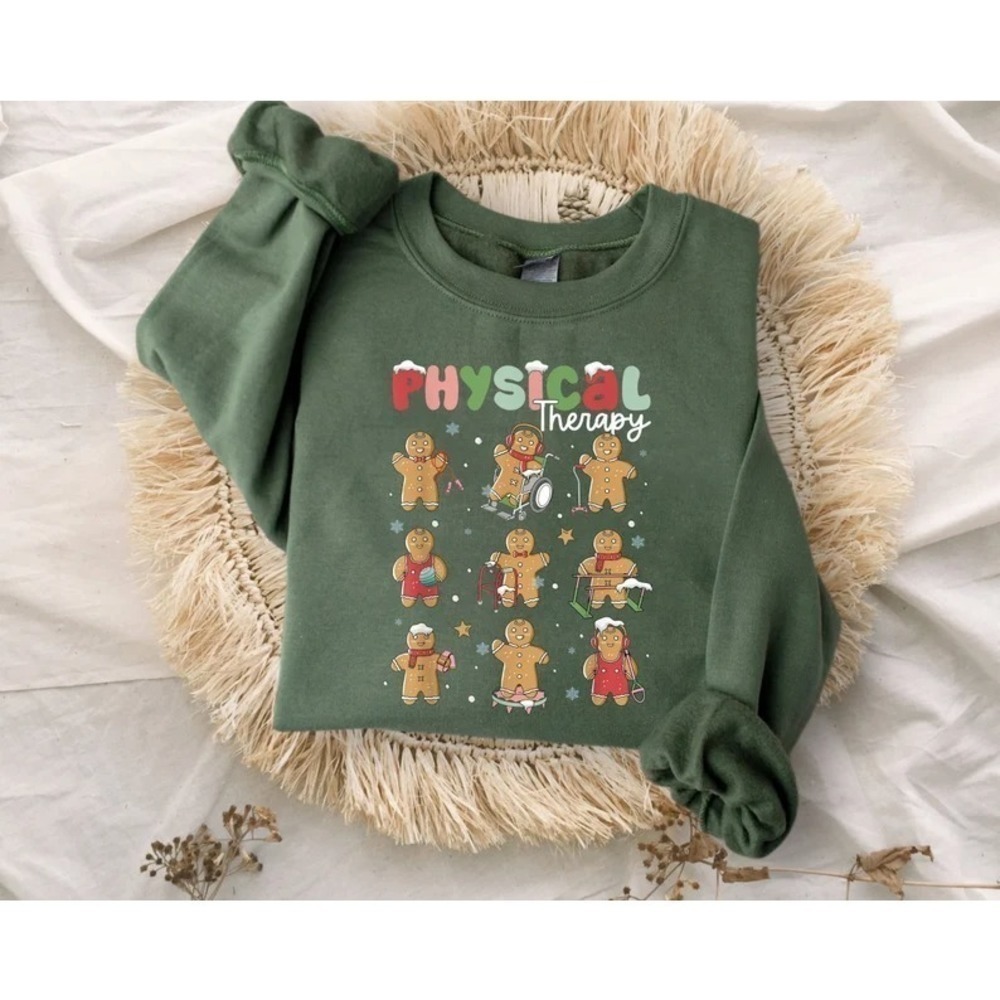 Physical Therapy Christmas Sweatshirt Pt Christmas Sweatshirt Physical Therapist